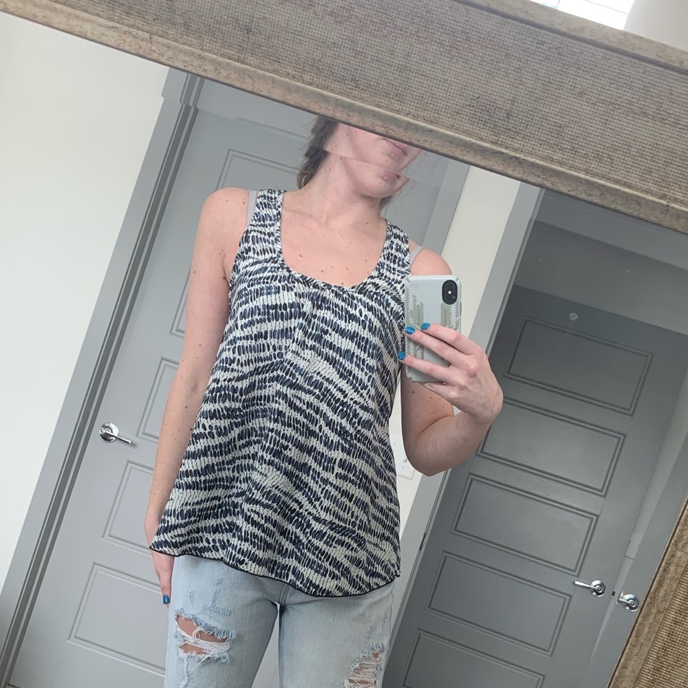 Racer back flowy tank